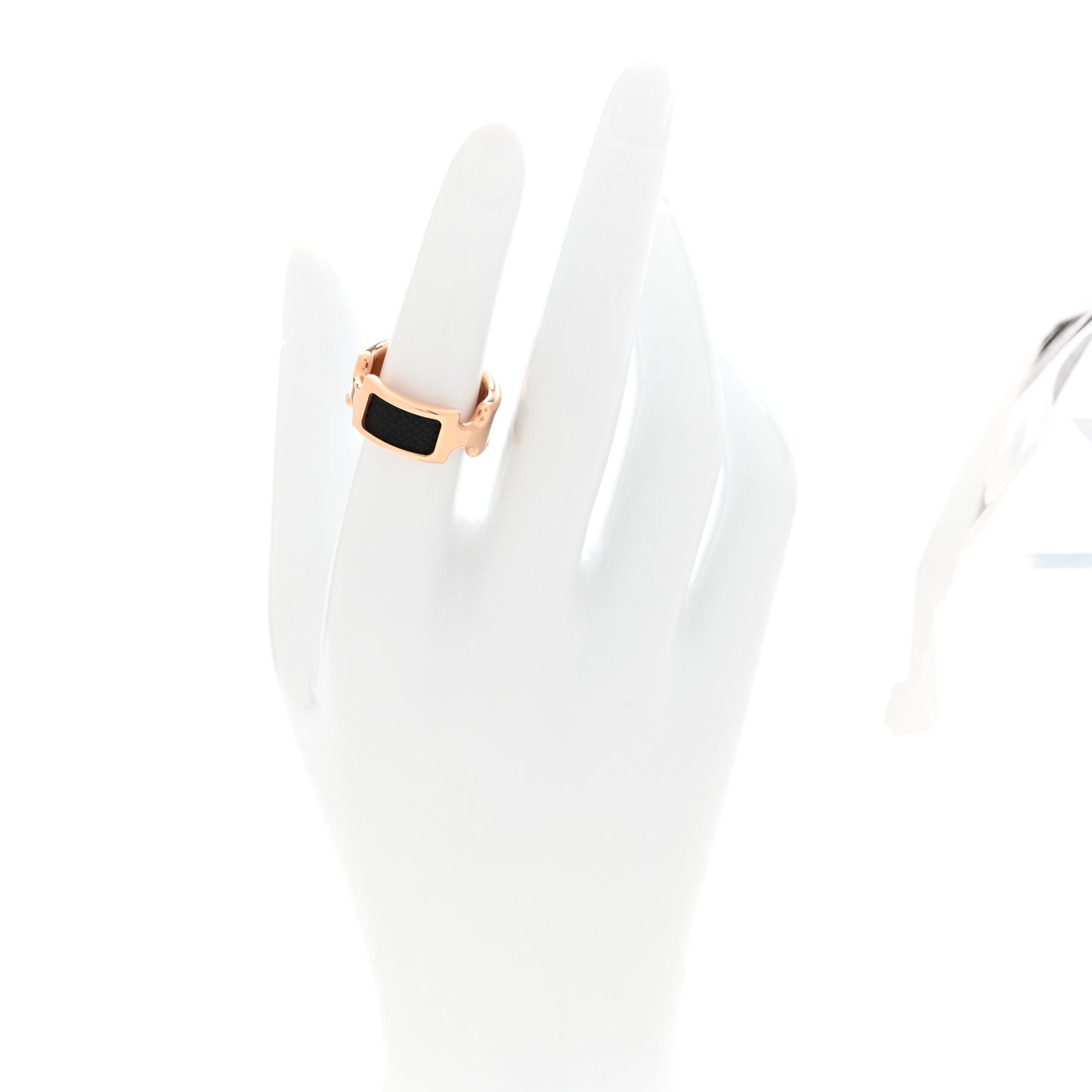 Madame Calfskin Olympe Ring S Black