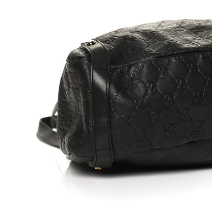 Gucci Guccissima Medium Abbey Shoulder Bag Black 11 of 12