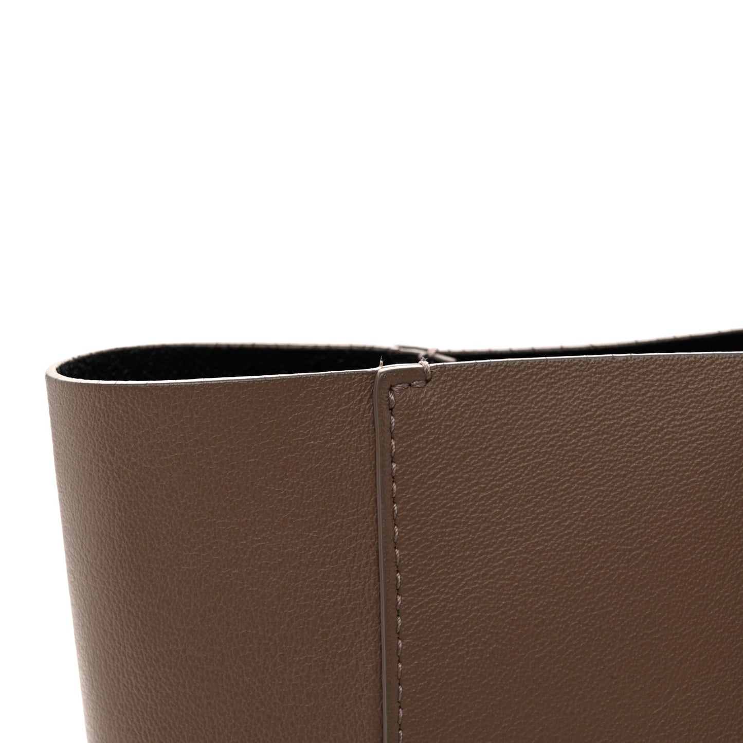Calfskin XS Everyday Tote Light Beige Black