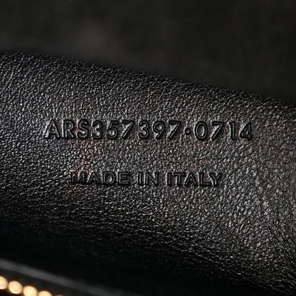 Saint Laurent Calfskin Matelasse Chevron Small Monogram Cabas Black 7 of 12