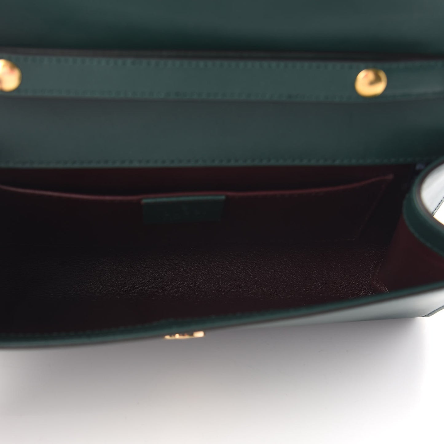 Smooth Calfskin Small Zumi Top Handle Shoulder Bag Vintage Green