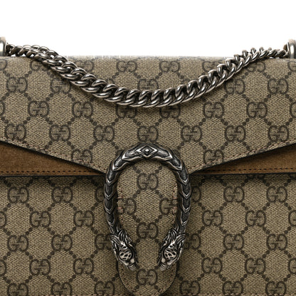 Gucci GG Supreme Monogram Small Dionysus Shoulder Bag Taupe 6 of 13