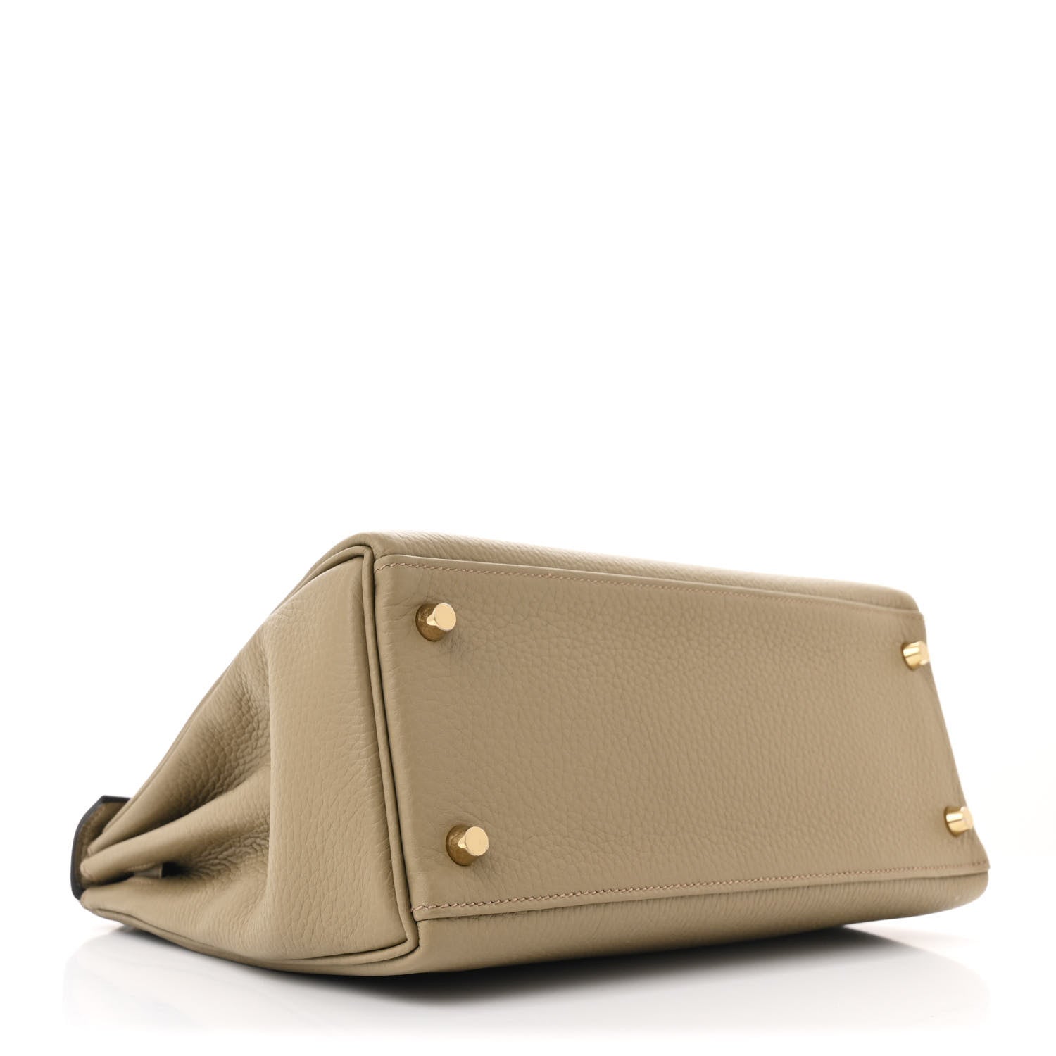 Hermes Taurillon Clemence Kelly Retourne 28 Beige Marfa 4 of 11
