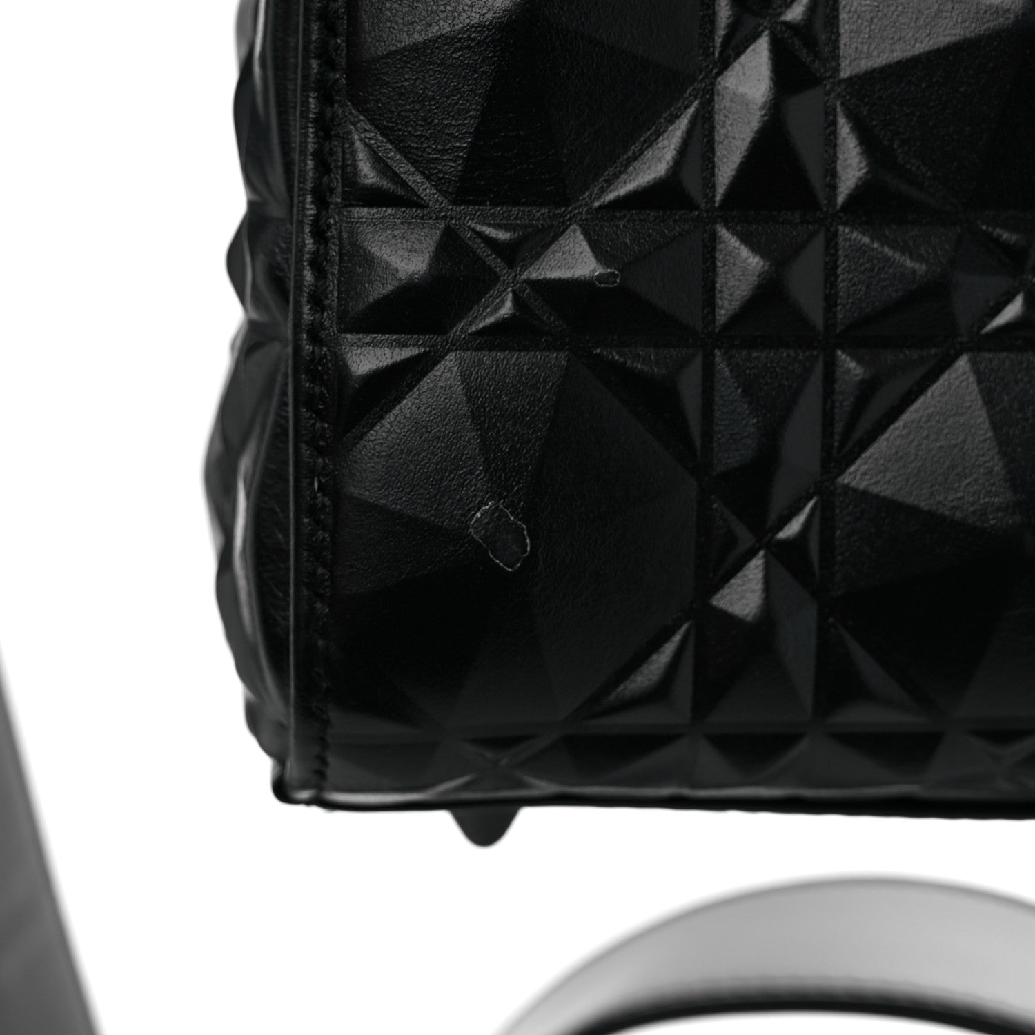 Christian Dior Calfskin Cannage Diamond Small My ABCDior Lady Dior Black 10 of 10