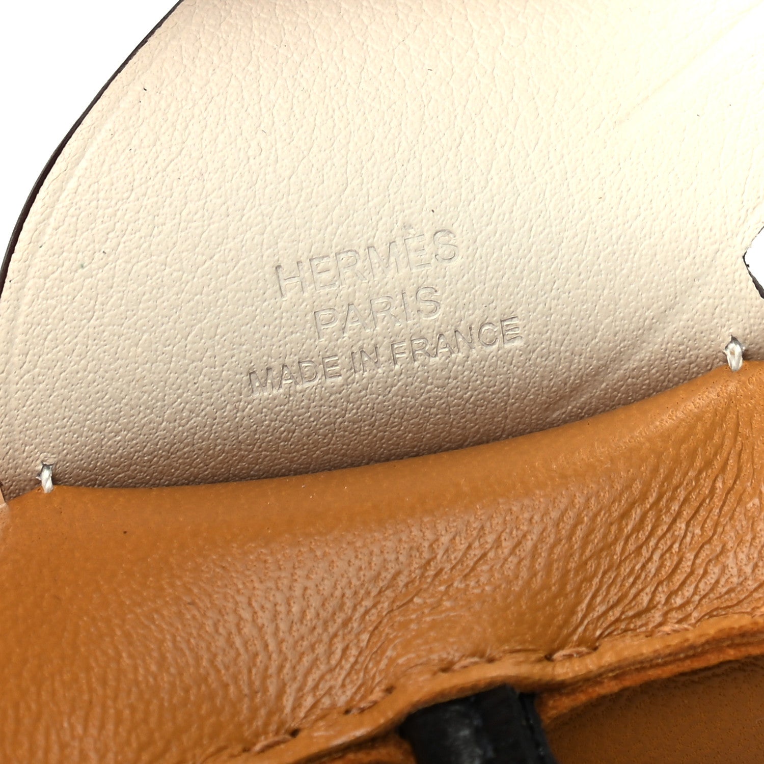 Hermes Milo Lambskin Grigri Rodeo Pegase Horse Bag Charm MM Sesame Black Nata 3 of 5
