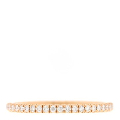 Cartier 18K Yellow Gold Diamond 1.5mm Etincelle de Cartier Wedding Band Ring 49 5 3 of 5