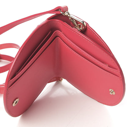MCM Diamond Patent Patricia Round Crossbody Bag Teaberry 8 of 9