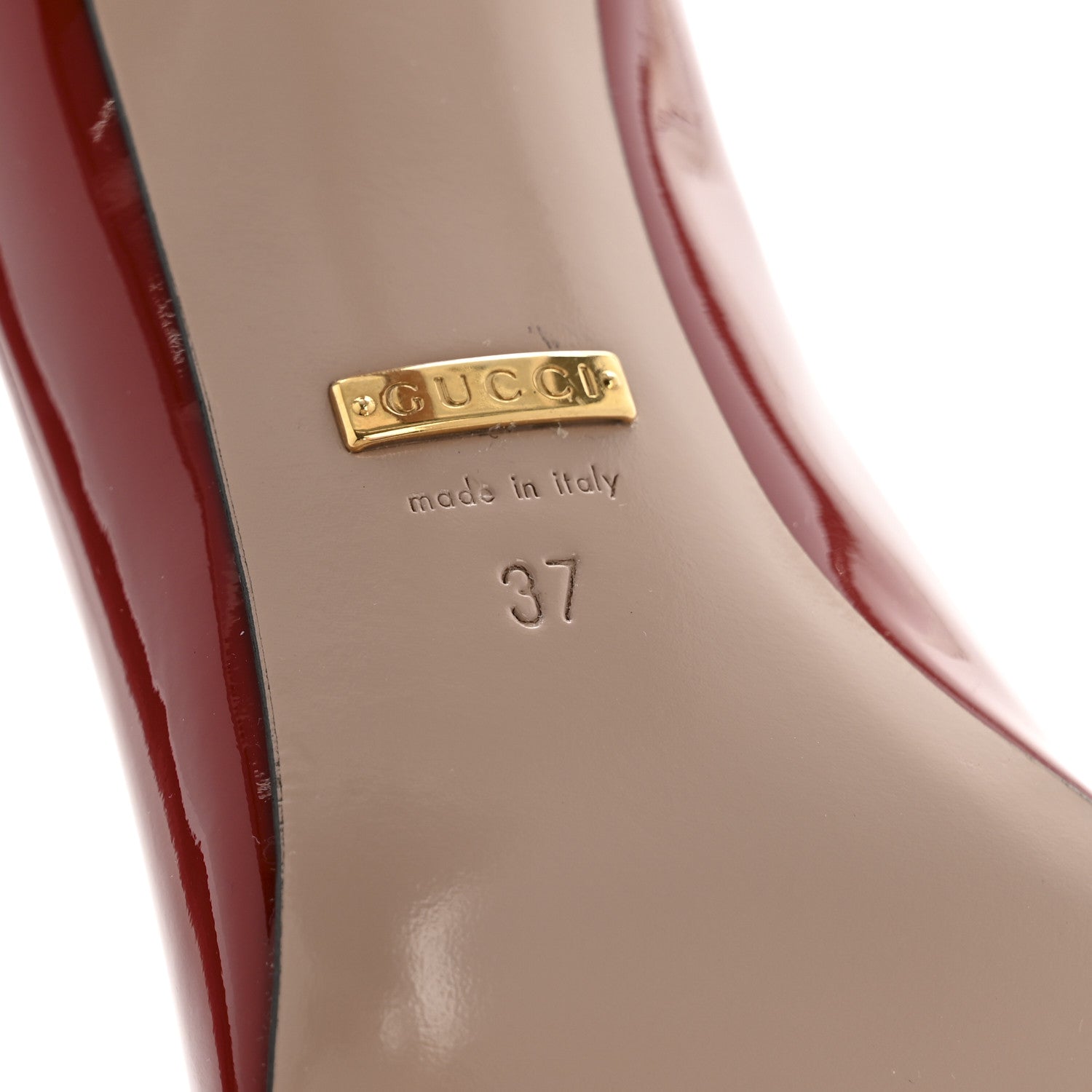 Gucci Vernice Crystal Horsebit Pumps 37 Rose Bed 7 of 12