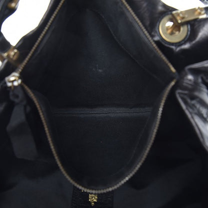 Lanvin Crinkled Lambskin Tote Black 7 of 9