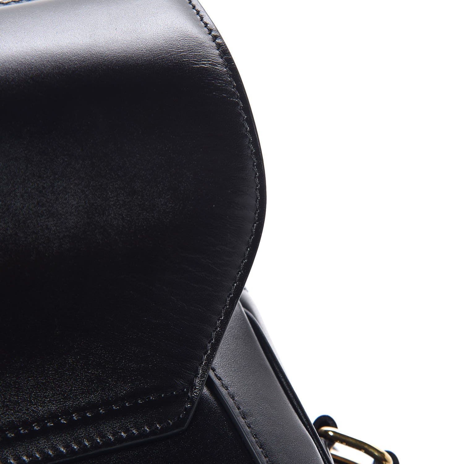 Celine Satinated Calfskin Besace 16 Black 9 of 12