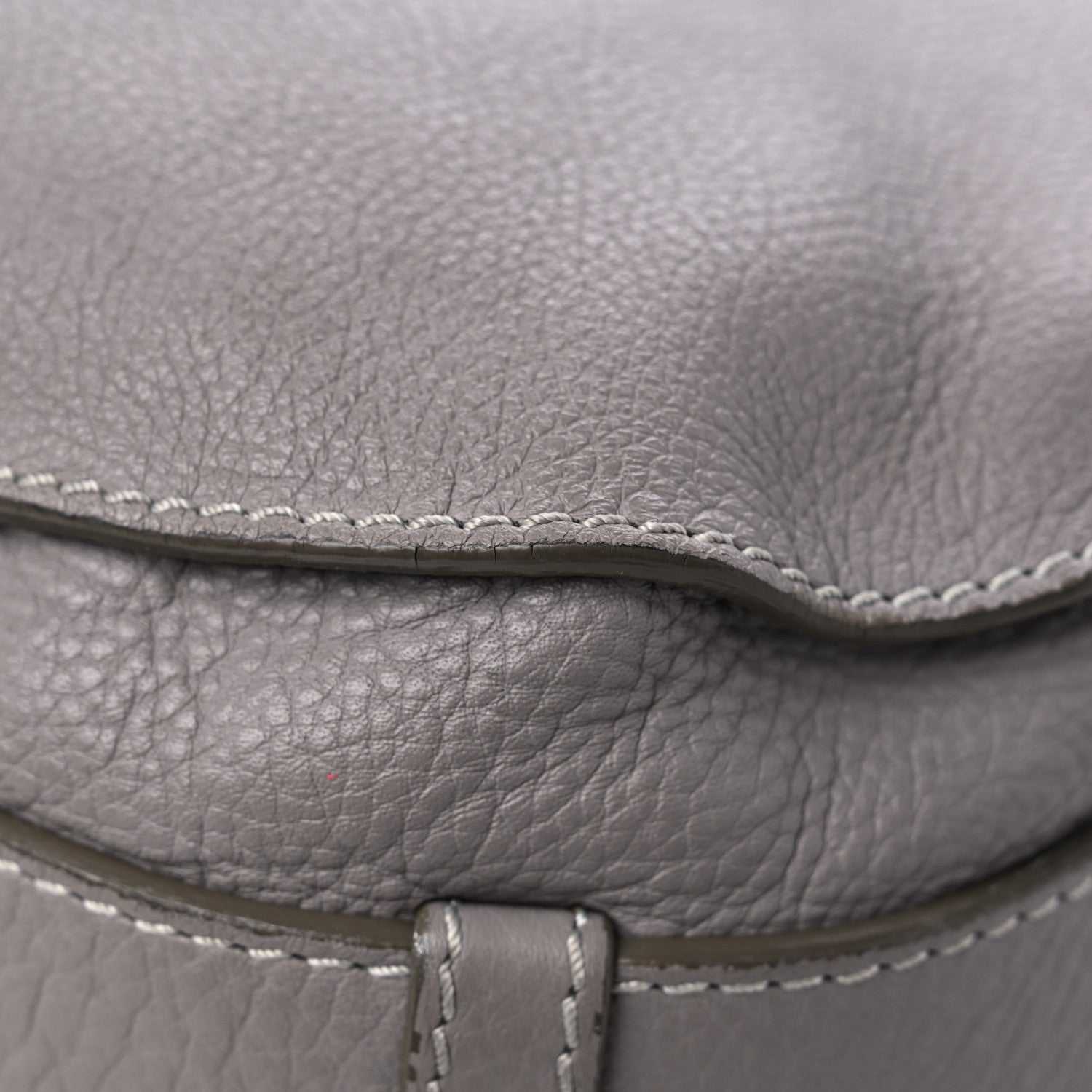 Chloe Calfskin Medium Marcie Round Crossbody Bag Cashmere Grey 10 of 18