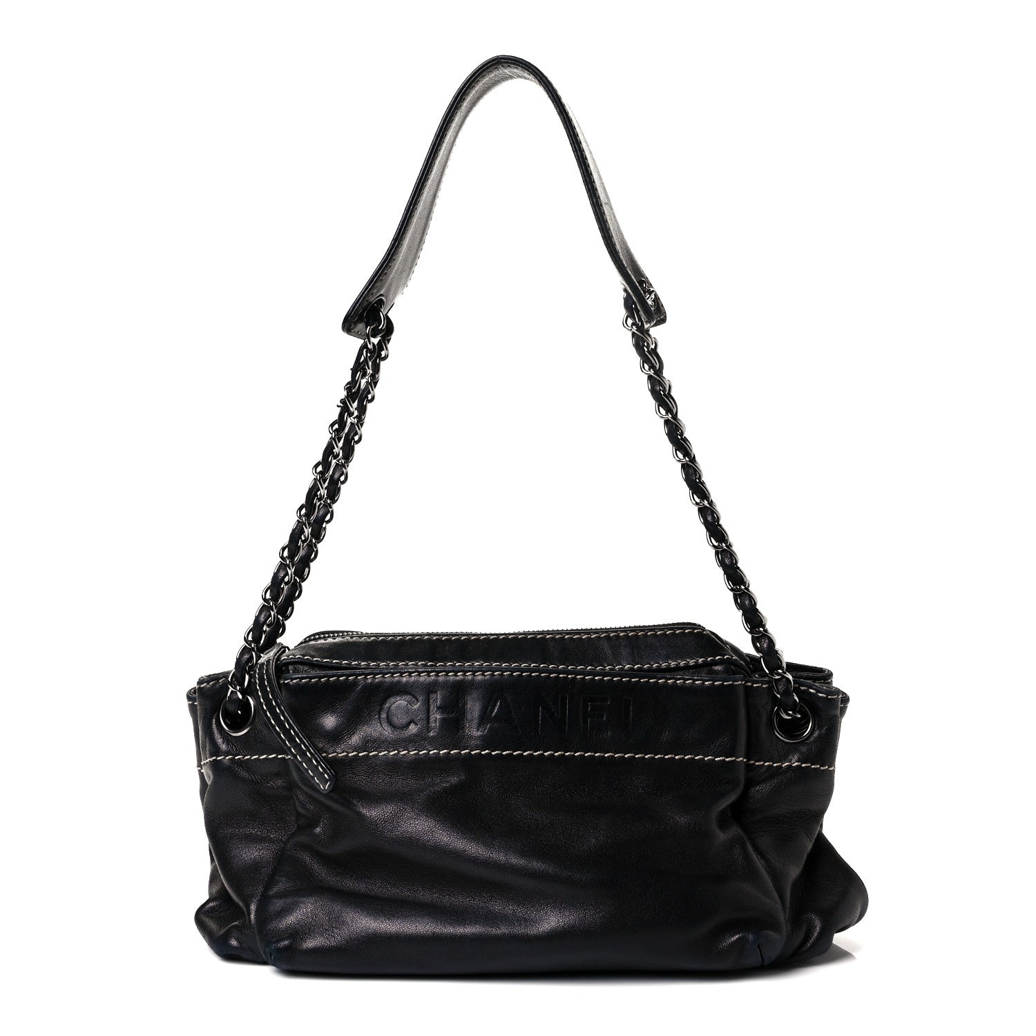 Chanel Lambskin Rock and Chic Shoulder Bag Black 1 of 7