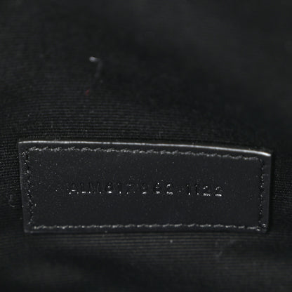 Saint Laurent Grain De Poudre Matelasse Chevron Monogram Envelope Clutch Blanc Vintage 7 of 8