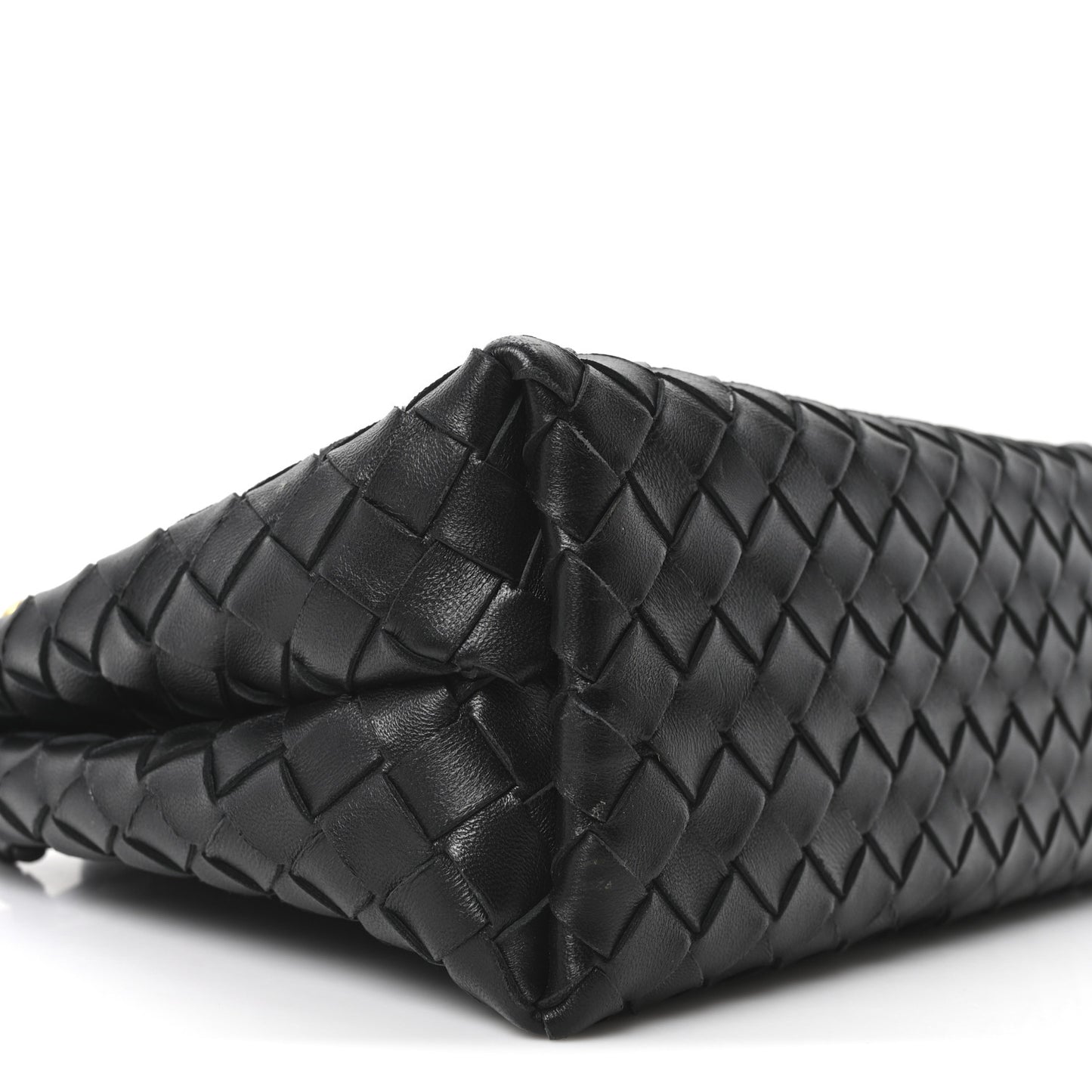Nappa Intrecciato Small Andiamo Shoulder Bag Black