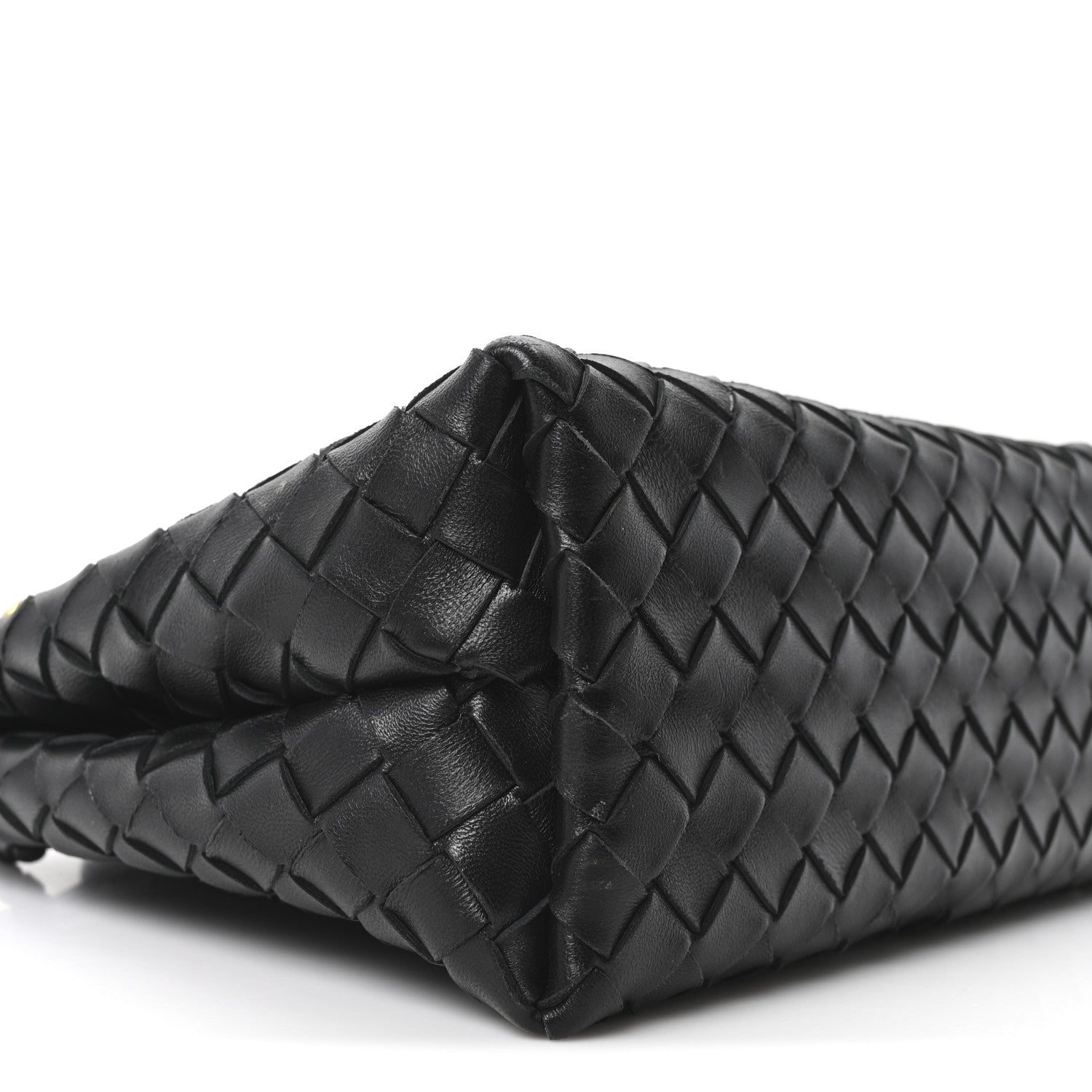 Bottega Veneta Nappa Intrecciato Small Andiamo Shoulder Bag Black 8 of 9