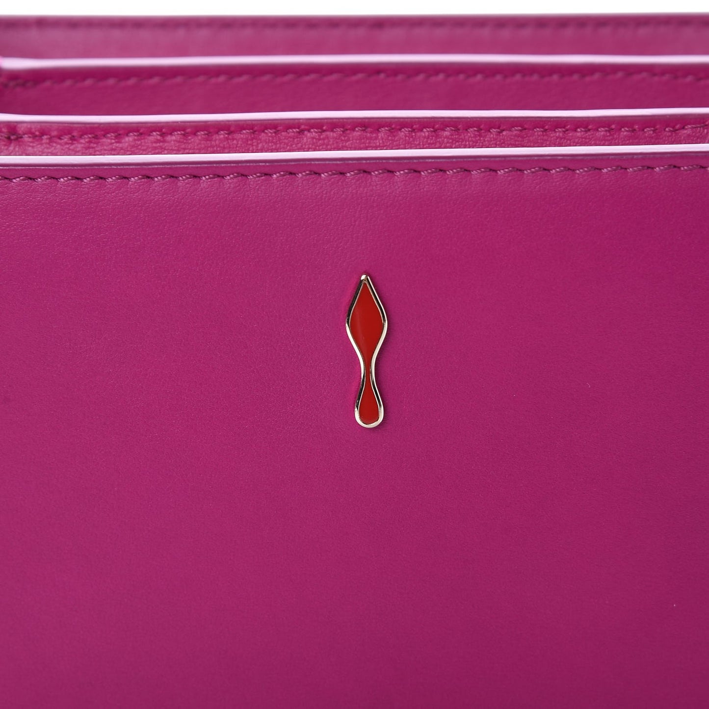 Calfskin Spiked Tribouli Crossbody Pink