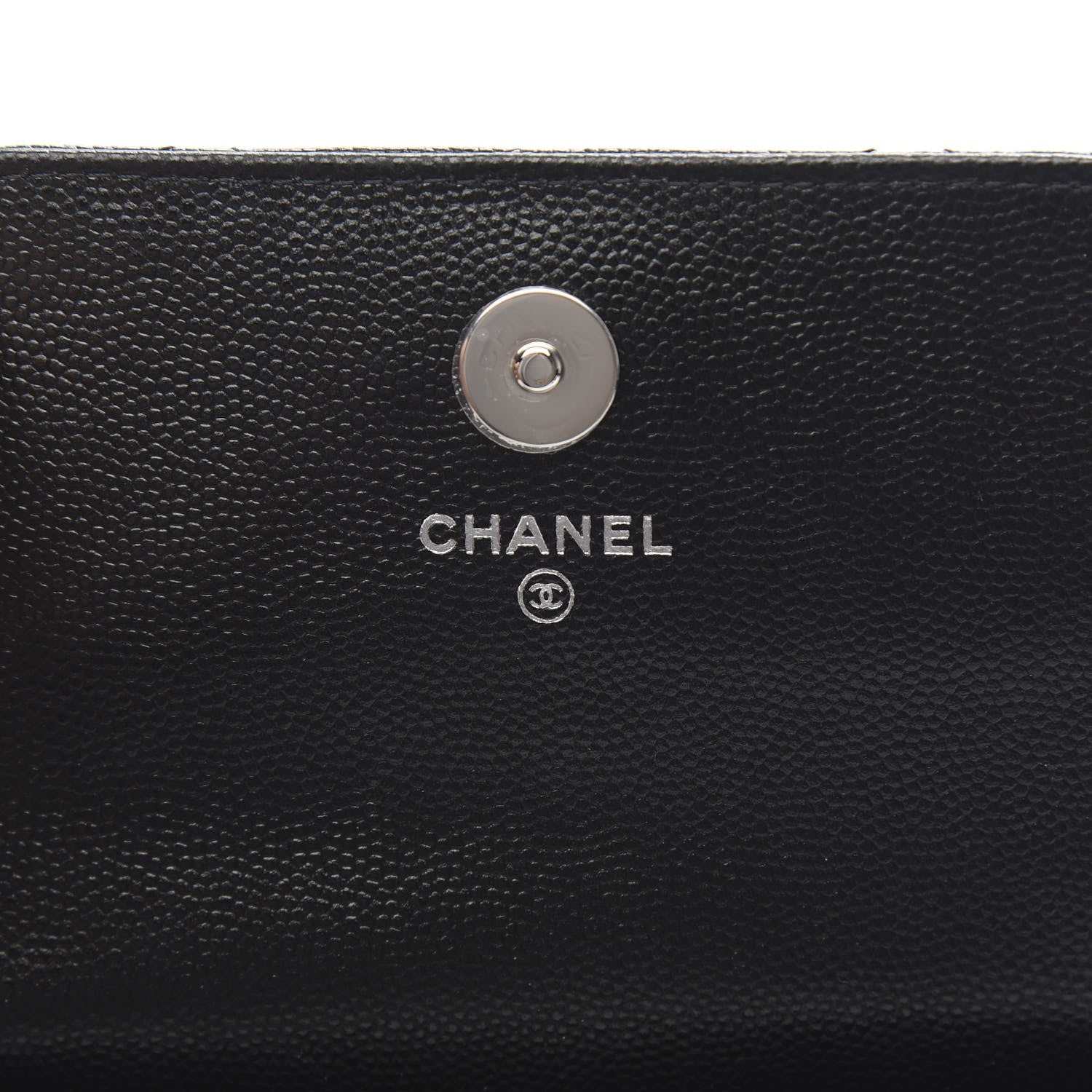 Chanel Caviar Quilted Incognito Belt Flap Card Holder Black 6 of 12