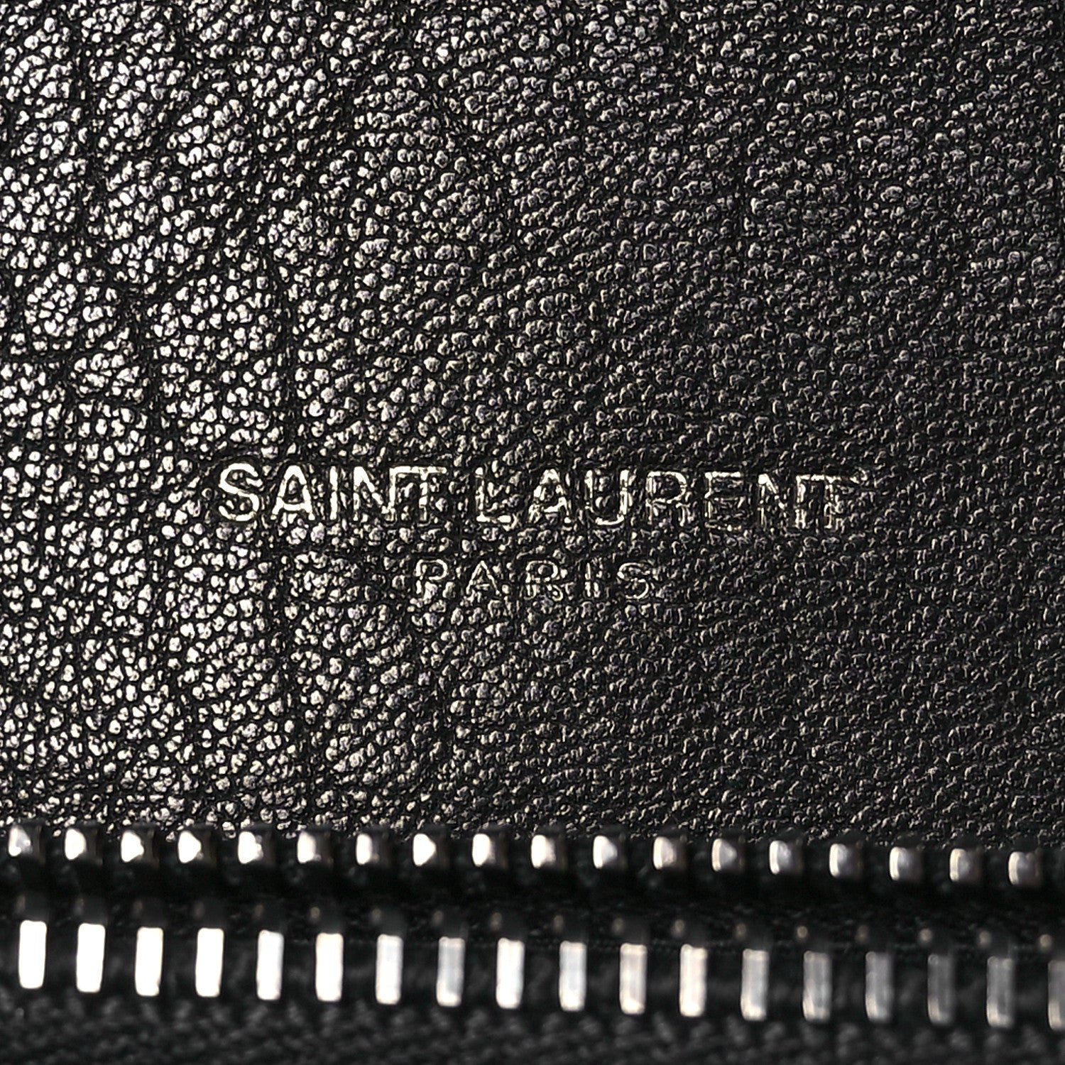 Saint Laurent Sheepskin Matelasse Chevron Monogram Medium College Bag Black 7 of 11