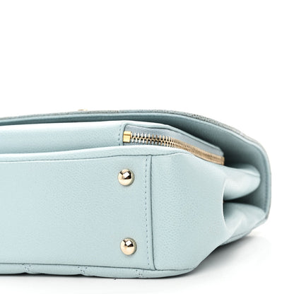 Chanel Caviar Quilted Medium Business Affinity Flap Light Blue 10 of 10