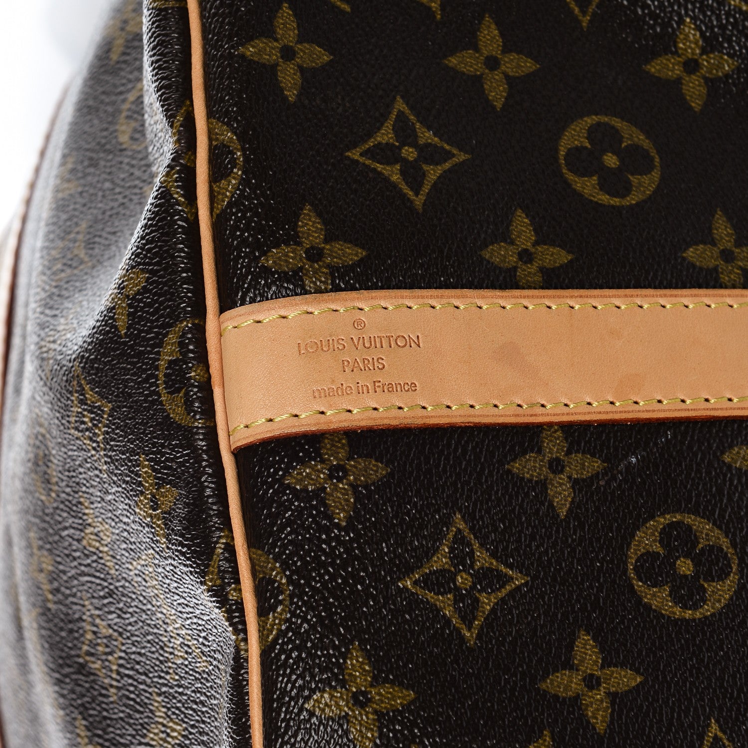 Louis Vuitton Monogram My LV Heritage Keepall Bandouliere 55 Bordeaux Ivory 6 of 9