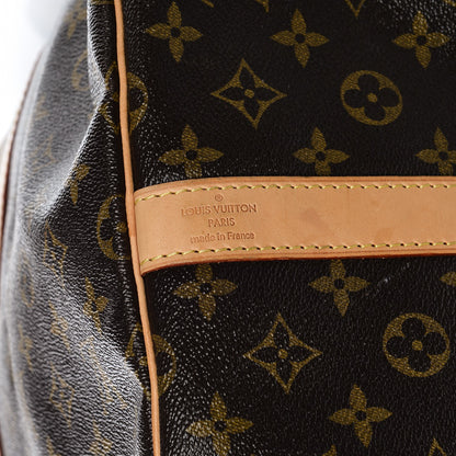 Louis Vuitton Monogram My LV Heritage Keepall Bandouliere 55 Bordeaux Ivory 6 of 9