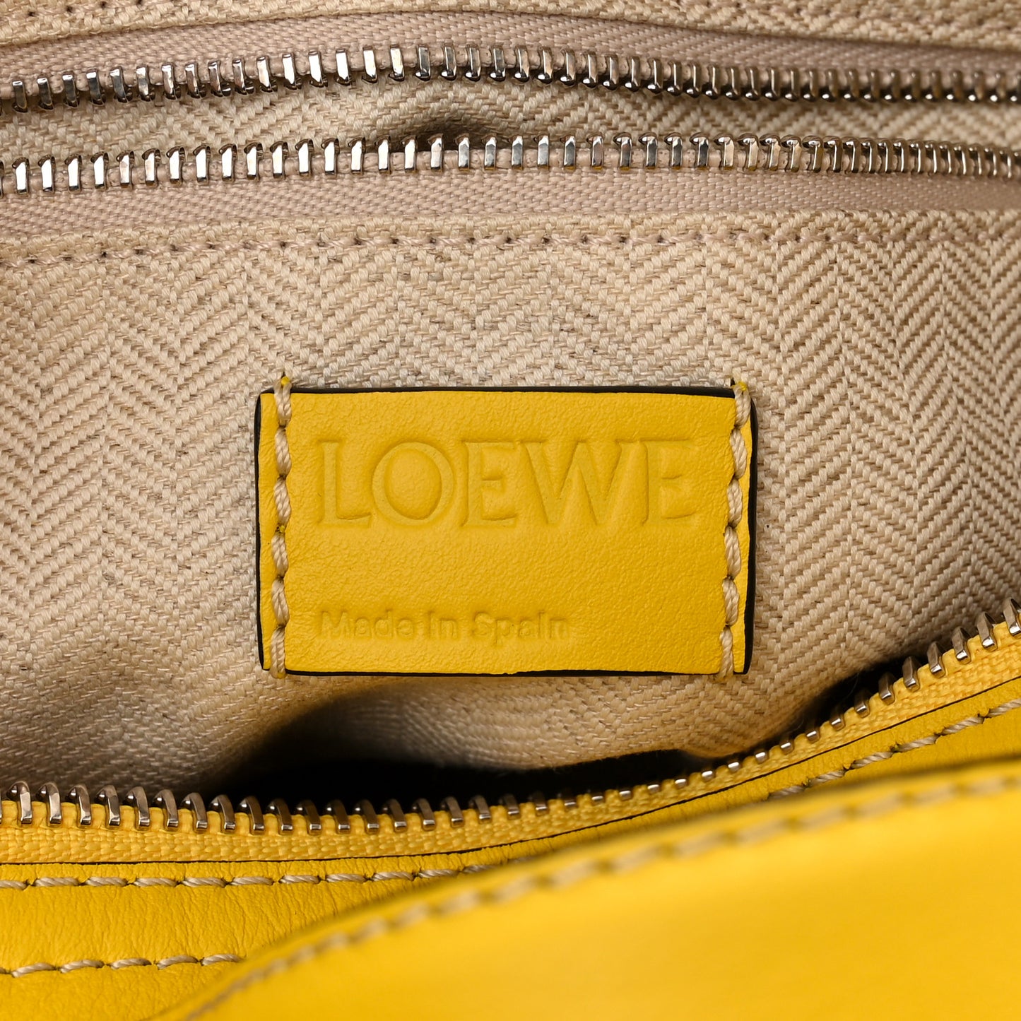 Calfskin Large Elephant Crossbody Bag Yellow