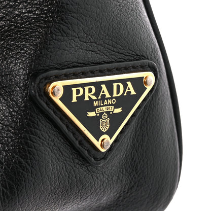 Prada Glace Calf Logo Crossbody Black 8 of 12