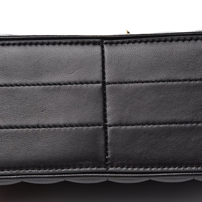 Saint Laurent Lambskin Matelasse Monogram Medium Vicky Chain Bag Black 11 of 14