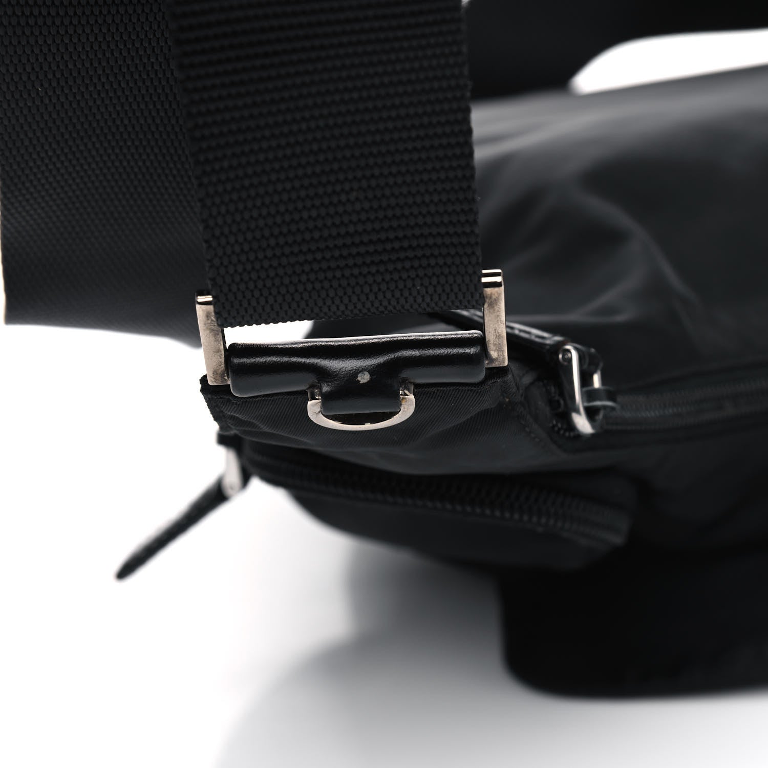Prada Nylon Tessuto Vela Messenger Bag Black 7 of 7