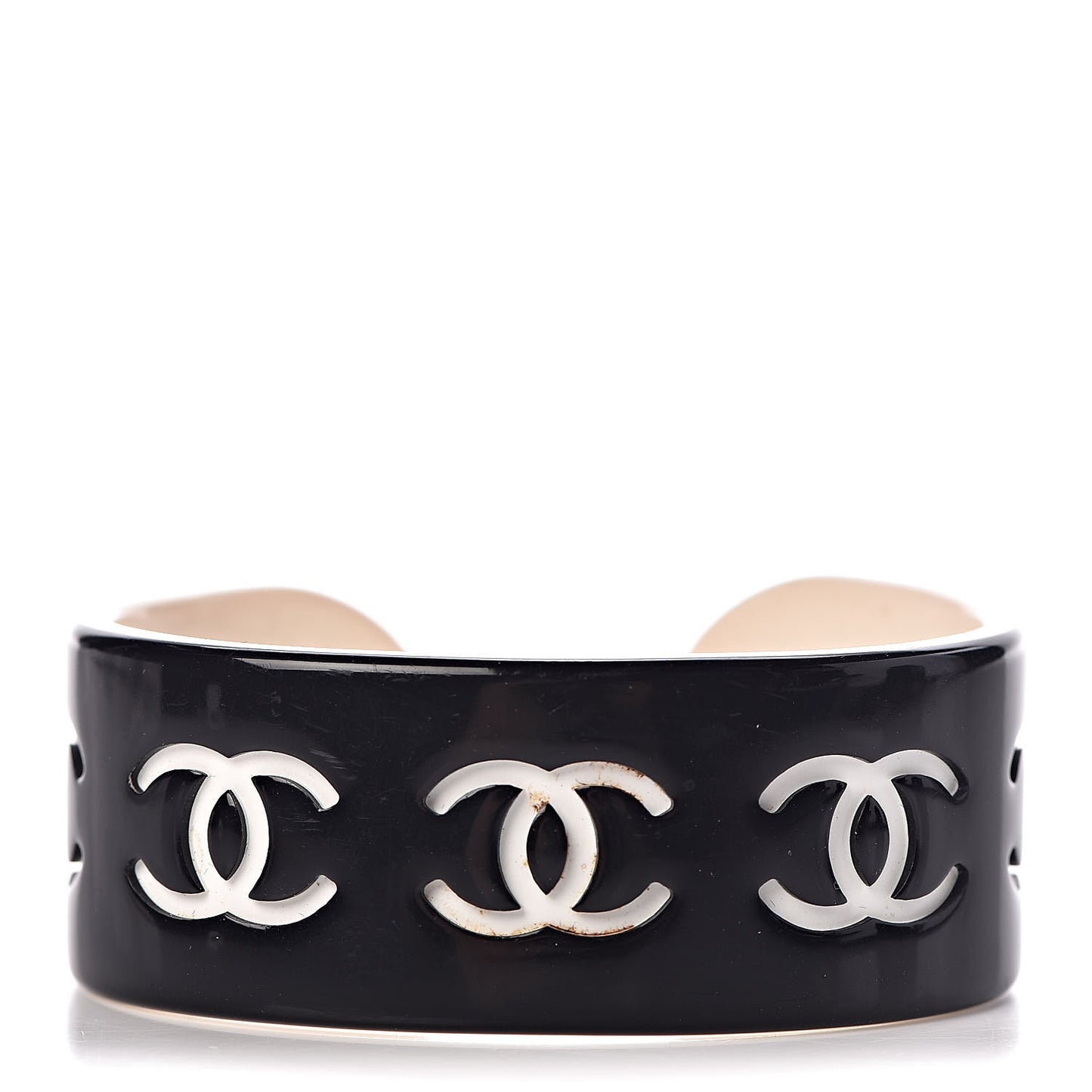 Resin CC Cuff Black White