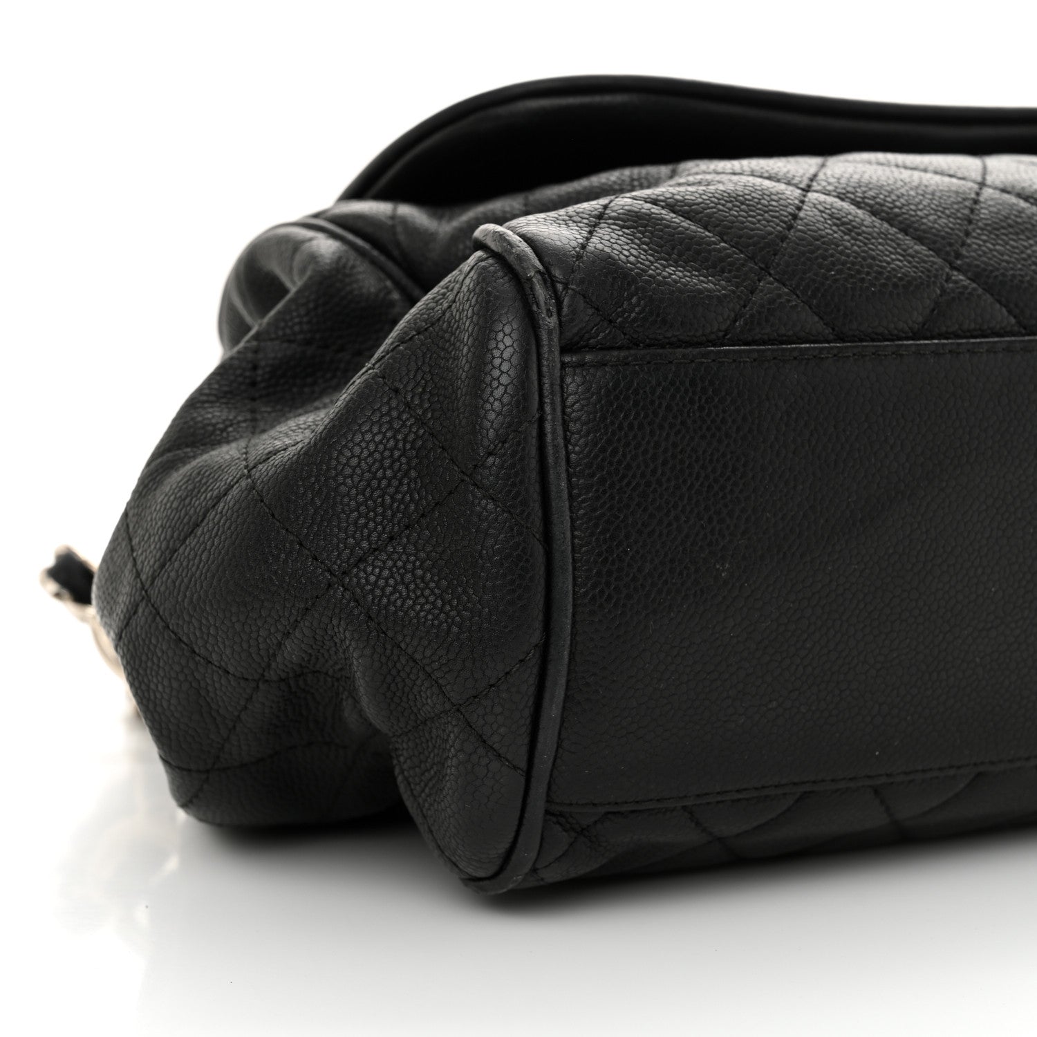 Chanel Caviar Quilted Timeless Accordion Flap Black 9 of 17