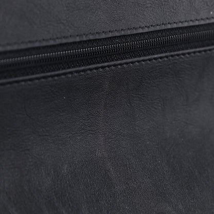 Chanel Crumpled Calfskin Quilted Jumbo Double Flap So Black 7 of 7