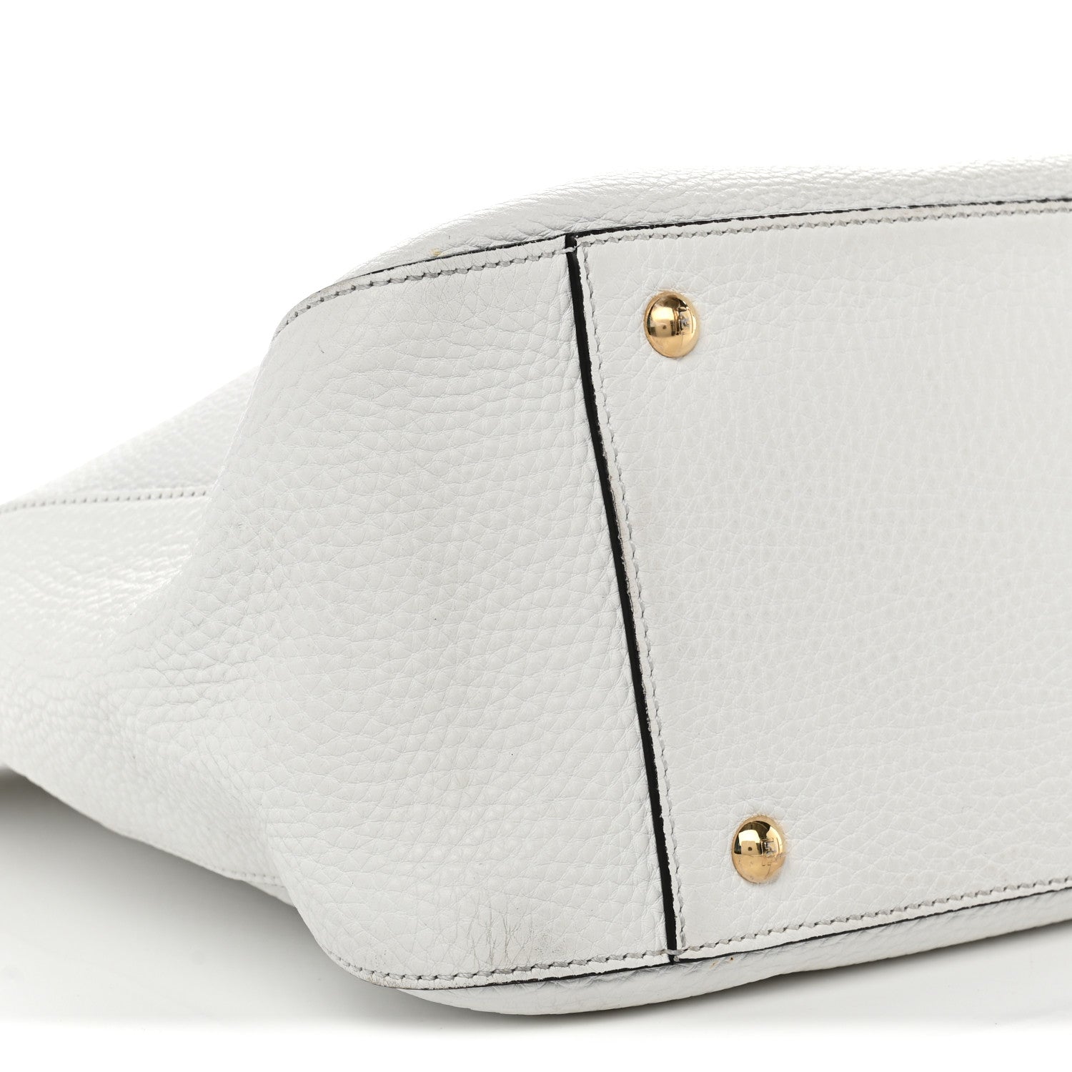 Fendi Vitello Glacier Medium FF Tote White 8 of 11
