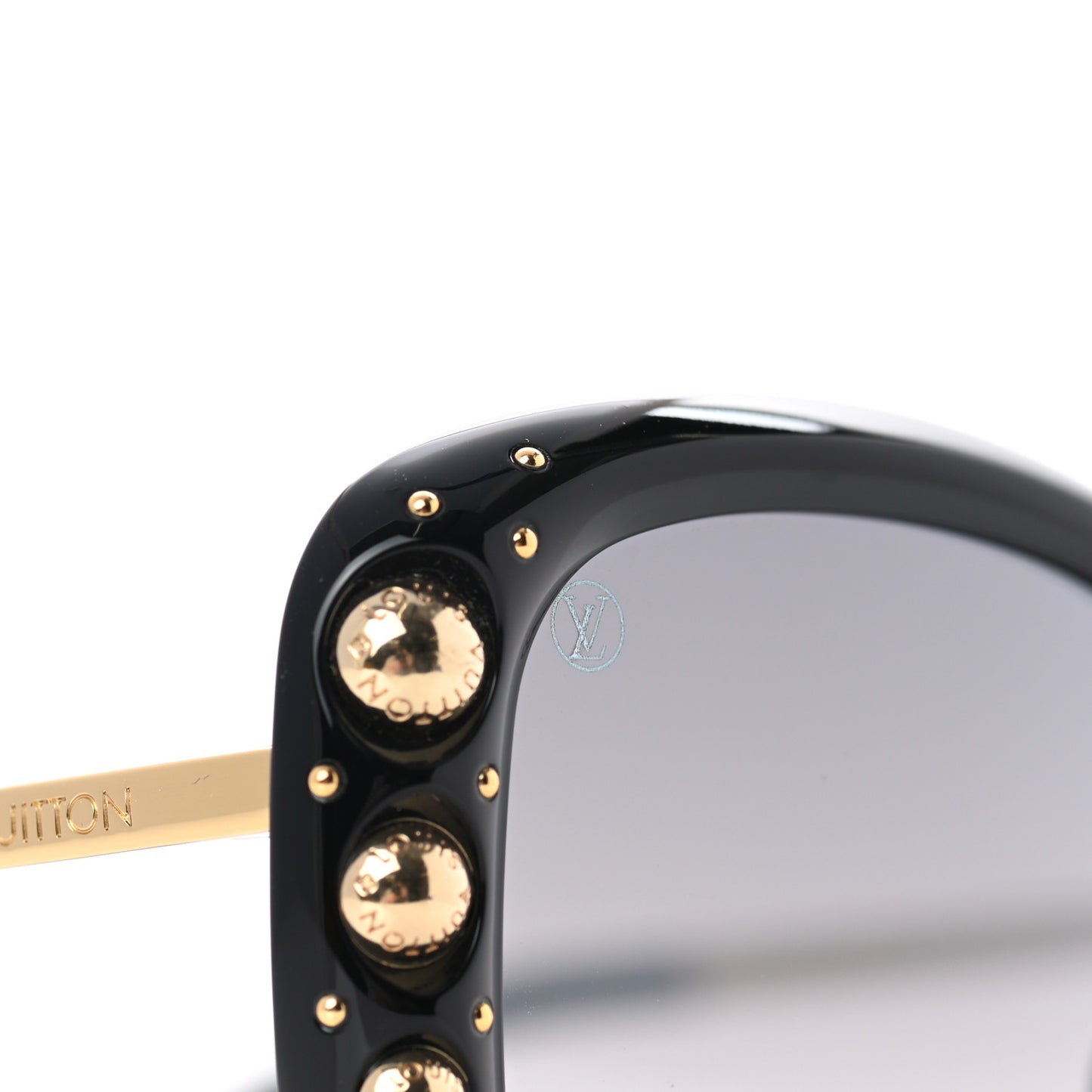 Oversized Studded Sunglasses Z1126W Black