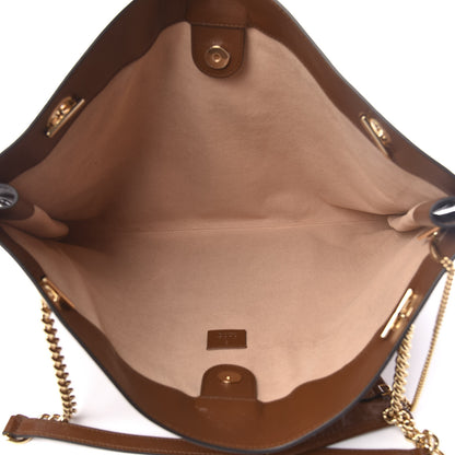 Gucci Calfskin Large Rajah Chain Tote Cuir 6 of 11