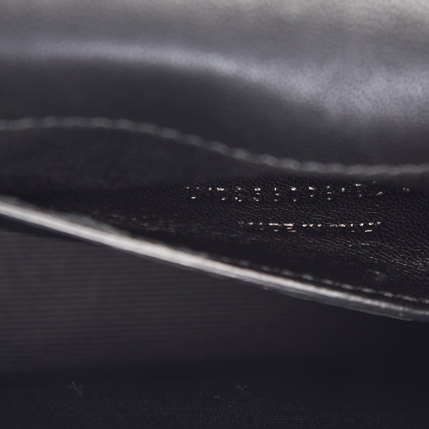 Saint Laurent Calfskin Crystal Studded Small Classic Monogram Kate Tassel Satchel Black 8 of 8