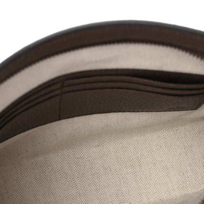 Gucci GG Supreme Monogram Textured Dollar Calfskin Web Small Ophidia Wristlet Pouch Beige Ebony New Acero 5 of 10