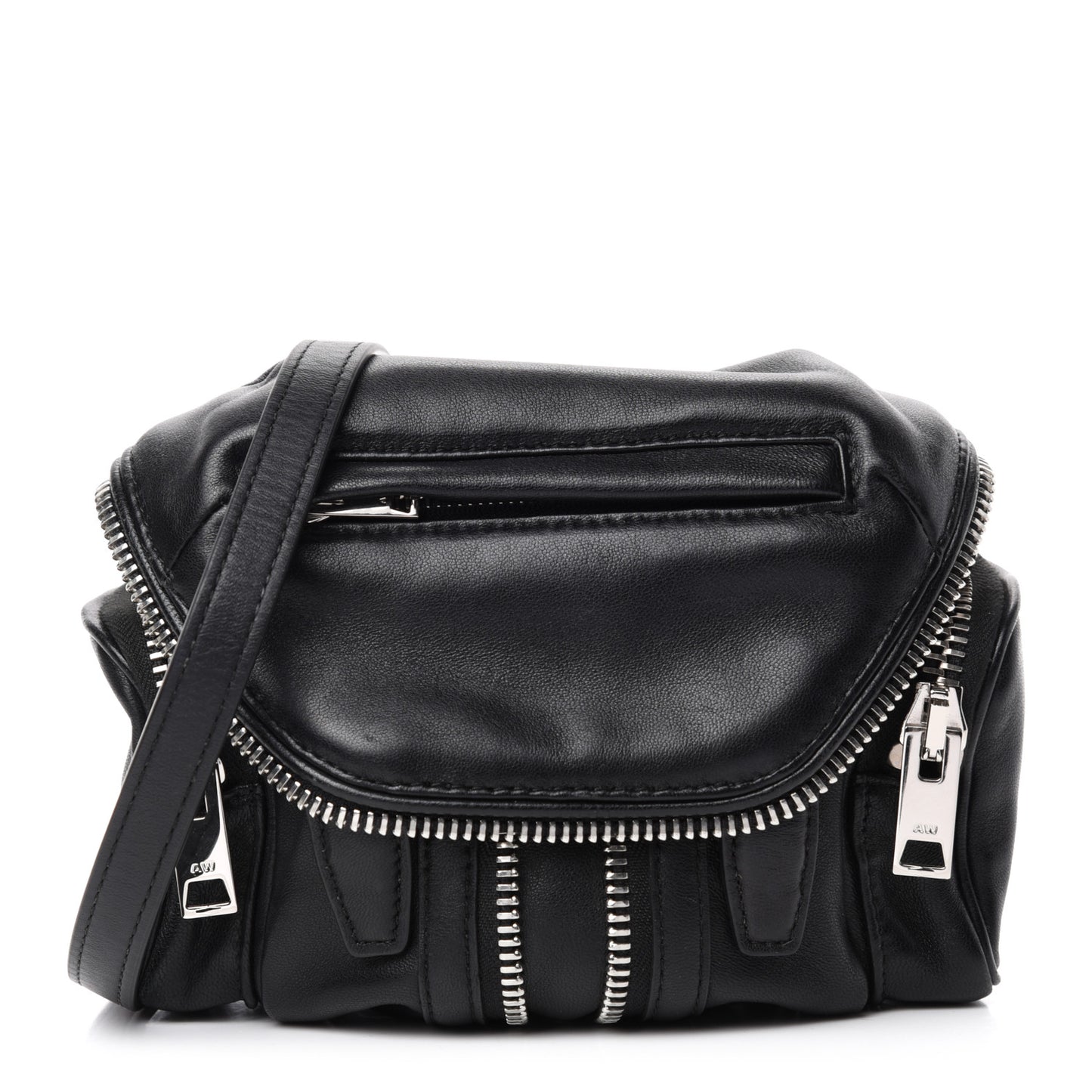 Lambskin Micro Marti Crossbody Black