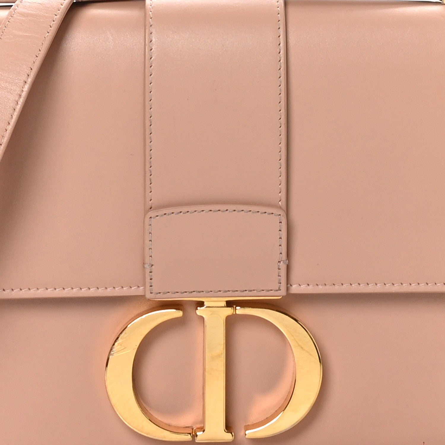 Christian Dior Box Calfskin 30 Montaigne Flap Bag Rose Des Vents 7 of 10