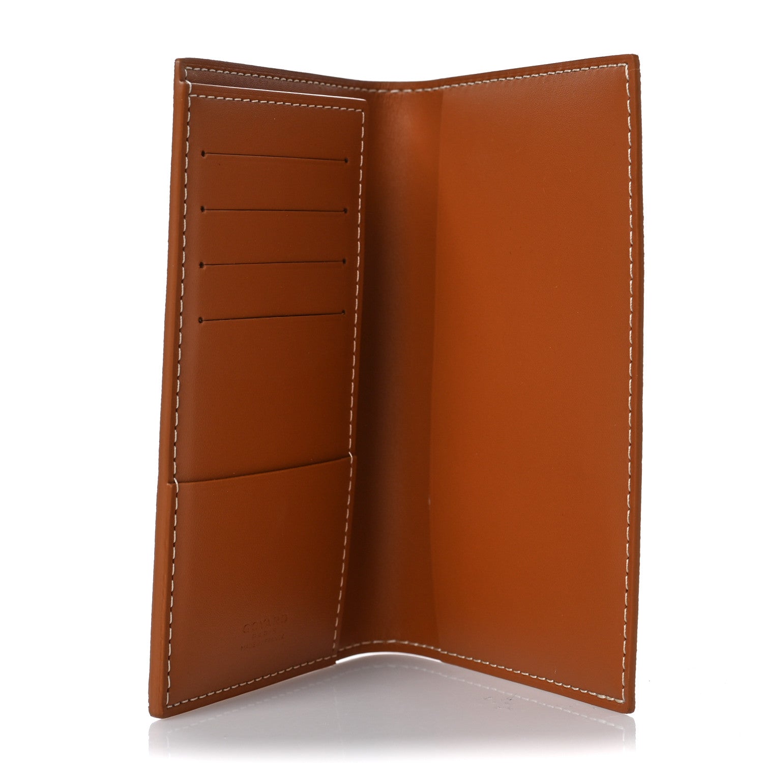 Goyard Goyardine Grenelle Passport Wallet Black Gold 5 of 6