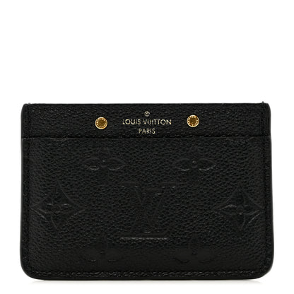 Louis Vuitton Empreinte Card Holder Black 1 of 6