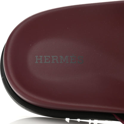 Hermes Suede Goatskin Womens Chypre Sandals 40 Rose Framboise 7 of 9