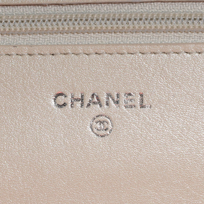 Chanel Caviar Sevruga Wallet on Chain WOC Pearl 12 of 17