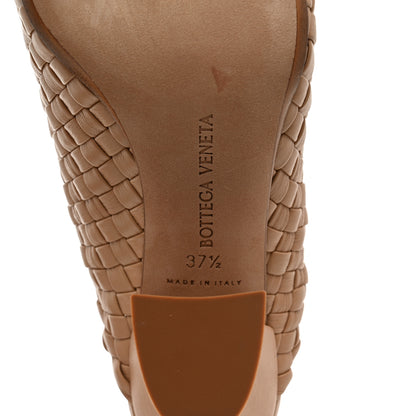 Bottega Veneta Nappa Intrecciato Almond Mules 37.5 Beige 6 of 7
