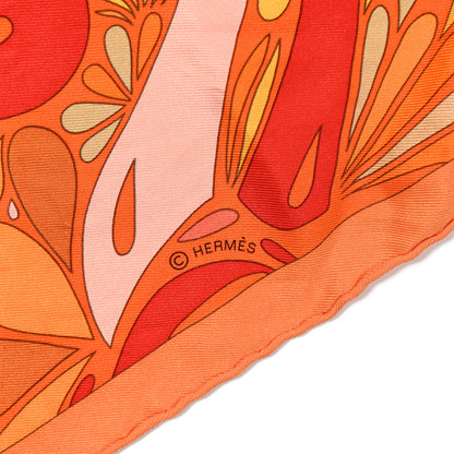 Hermes Silk Millefleurs du Mexique Scarf 70 4 of 6