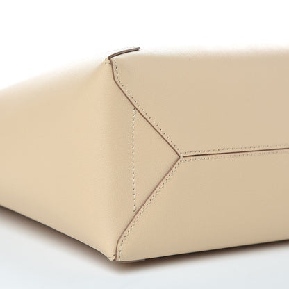 MCM Calfskin Medium Shopper Tote Latte Beige 7 of 9