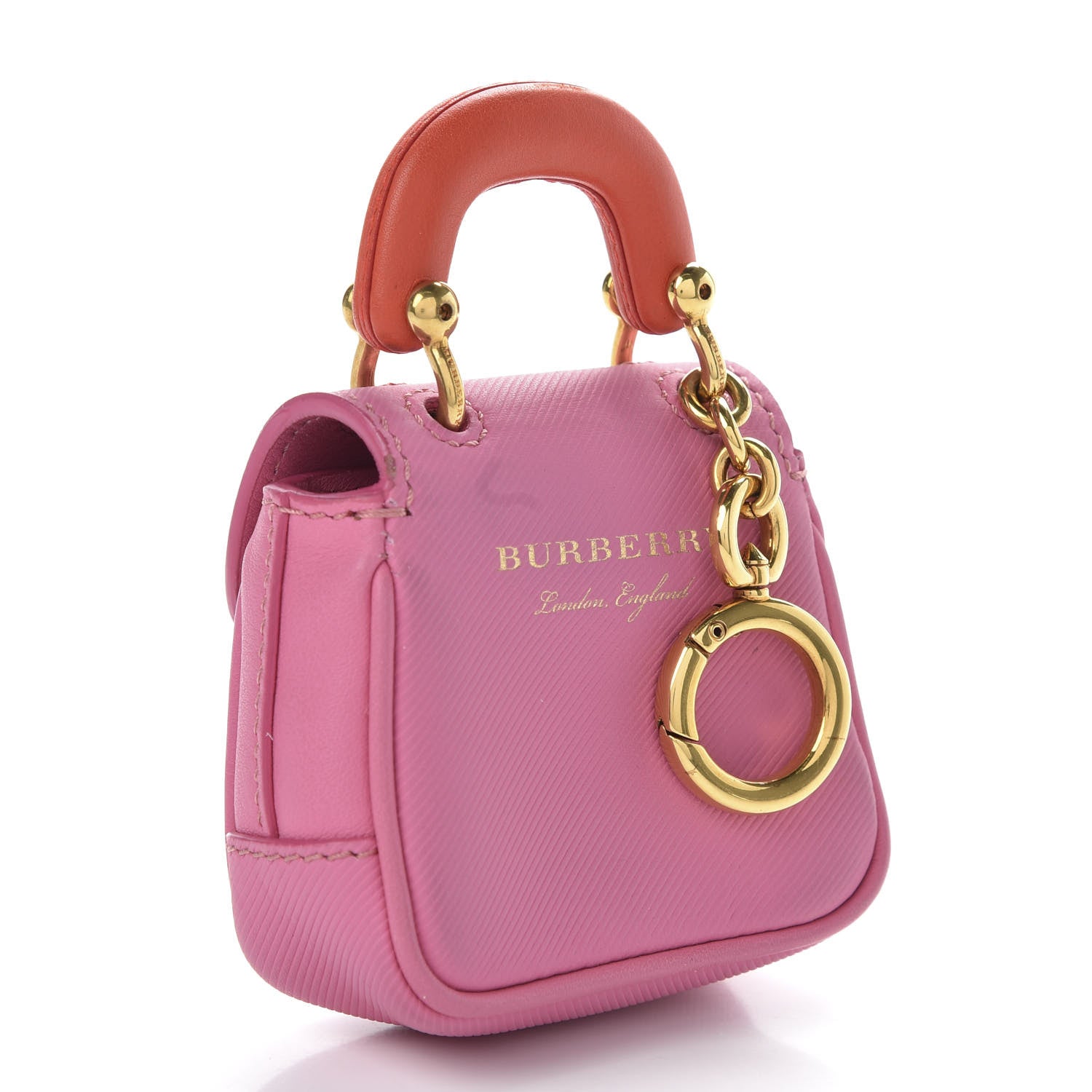 Burberry Trench Calfskin DK88 Tote Charm Pink 3 of 7