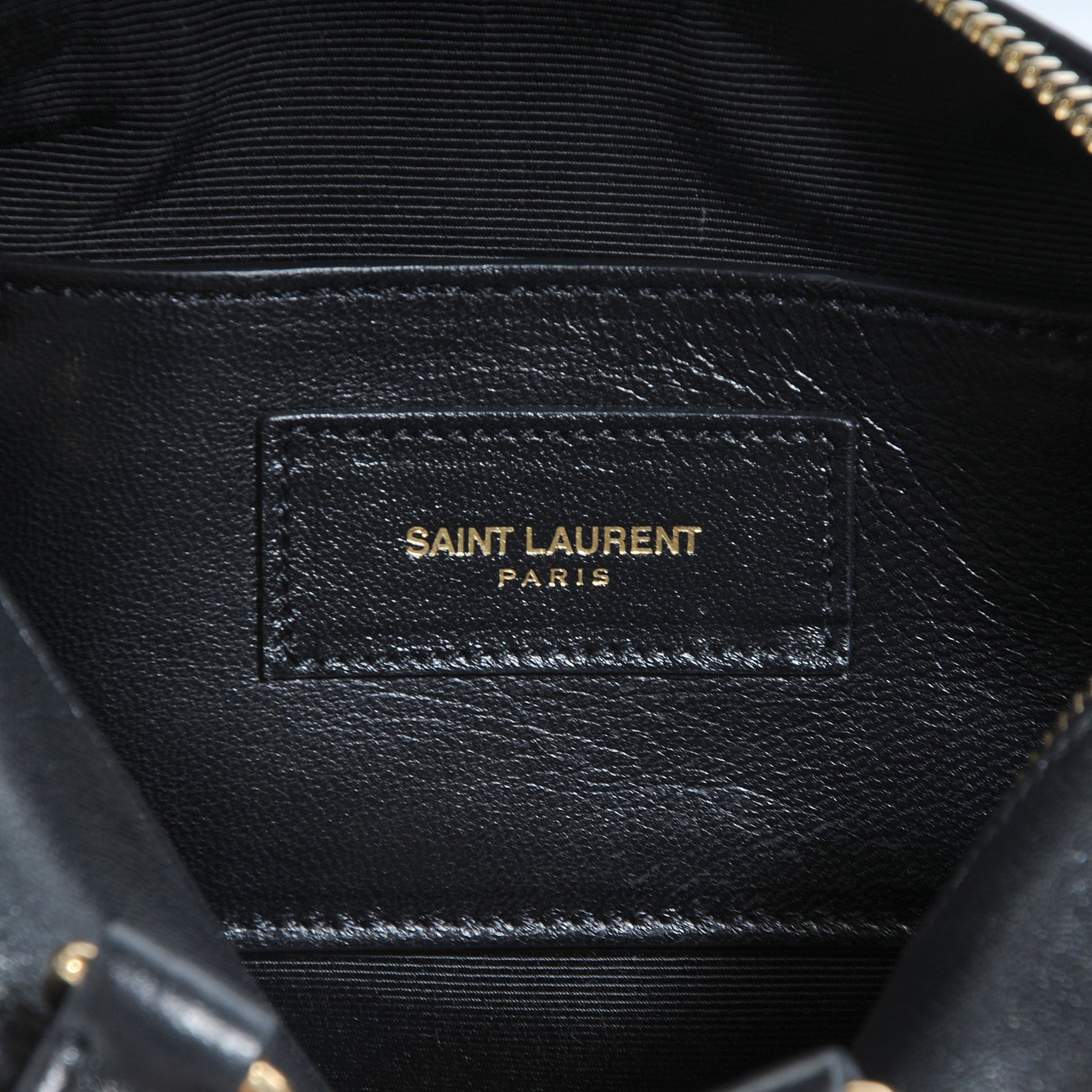 Saint Laurent Leather Classic Duffle Toy Black 7 of 8