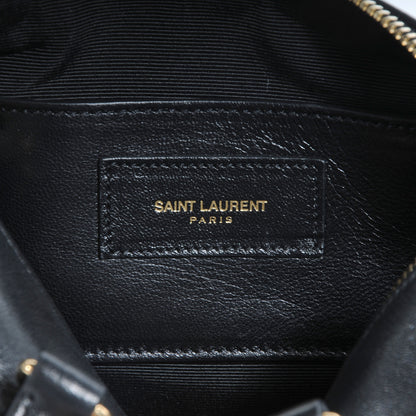 Saint Laurent Leather Classic Duffle Toy Black 7 of 8