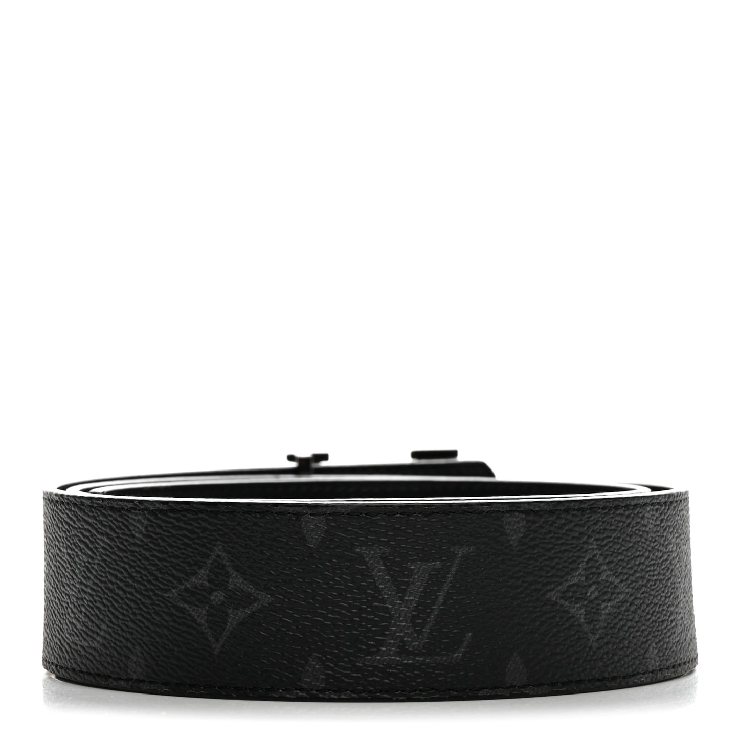 Calfskin Monogram Eclipse 40mm LV Initiales Reversible Belt 85 34
